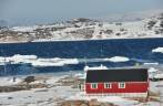 Casa em frente à 'praia' em Ilulissat, na Groelândia